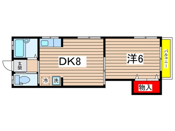 ハイム双葉の物件間取画像